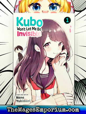Kubo Won't Let Me Be Invisible Vol 1 - The Mage's Emporium Viz Media Missing Author Used English Manga Japanese Style Comic Book