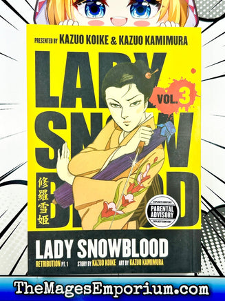 Lady Snow Blood Vol 3 Retribution Pt. 1 - The Mage's Emporium Dark Horse Manga 2312 alltags description Used English Manga Japanese Style Comic Book