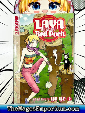 Laya The Witch Of Red Pooh Vol 2 - The Mage's Emporium Tokyopop Used English Manga Japanese Style Comic Book