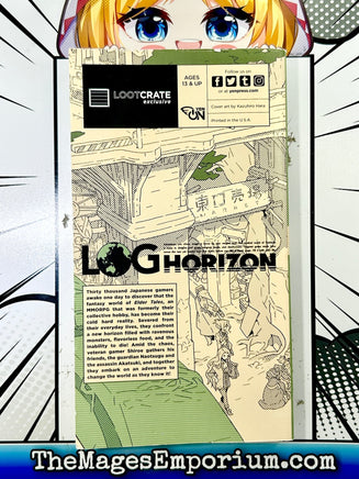 Log Horizon Lootcrate Exclusive - The Mage's Emporium Yen Press Missing Author Need all tags Used English Manga Japanese Style Comic Book