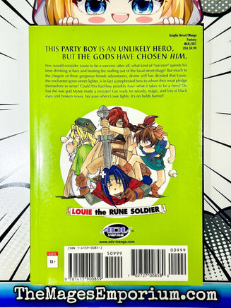 Louie The Rune Soldier Vol 1 - The Mage's Emporium ADV 2309 description Missing Author Used English Manga Japanese Style Comic Book