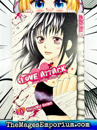 Love Attack Vol 1 - The Mage's Emporium Tokyopop 2312 copydes Used English Manga Japanese Style Comic Book