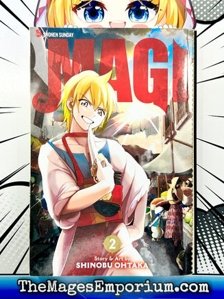 Magi Vol 2 - The Mage's Emporium Viz Media Missing Author Used English Manga Japanese Style Comic Book