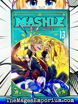 Mashle Magic and Muscles Vol 13 - The Mage's Emporium Viz Media 2312 alltags description Used English Manga Japanese Style Comic Book