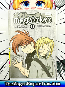 Megatokyo Vol 1 Ex Library - The Mage's Emporium The Mage's Emporium Missing Author Used English Manga Japanese Style Comic Book