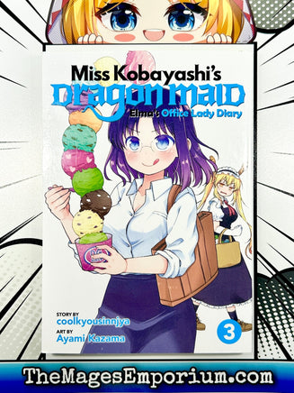 Miss Kobayashi's Dragon Maid Elma's Office Lady Diary Vol 3 - The Mage's Emporium Seven Seas 2312 alltags description Used English Manga Japanese Style Comic Book