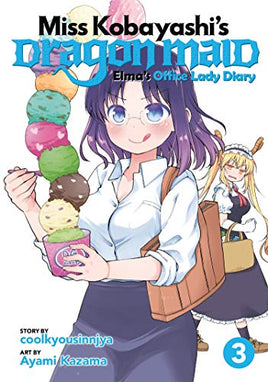 Miss Kobayashi's Dragon Maid Elma's Office Lady Diary Vol 3 - The Mage's Emporium Seven Seas 2312 alltags description Used English Manga Japanese Style Comic Book