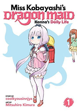 Miss Kobayashi's Dragon Maid Kanna's Daily Life Vol 1 - The Mage's Emporium Seven Seas Used English Manga Japanese Style Comic Book