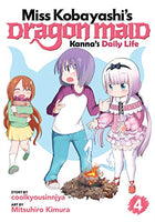 Miss Kobayashi's Dragon Maid Kanna's Daily Life Vol 4 - The Mage's Emporium Seven Seas Used English Manga Japanese Style Comic Book