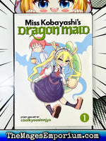 Miss Kobayashi's Dragon Maid Vol 1 - The Mage's Emporium Seven Seas 2311 all copydes Used English Manga Japanese Style Comic Book
