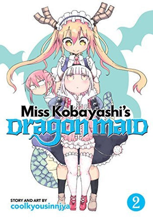 Miss Kobayashi's Dragon Maid Vol 2 - The Mage's Emporium Seven Seas Missing Author Used English Manga Japanese Style Comic Book