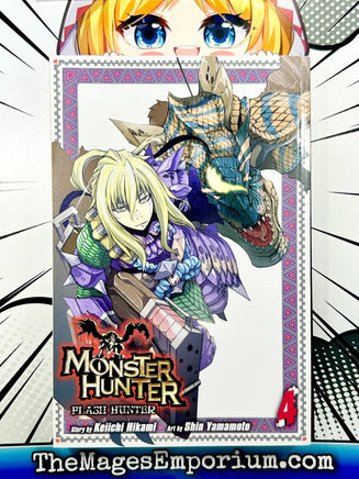 Monster Hunter Flash Hunter Vol 4 - The Mage's Emporium Viz Media 2403 alltags description Used English Manga Japanese Style Comic Book