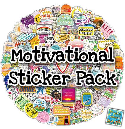Motivational Sticker Pack - The Mage's Emporium The Mage's Emporium featured stickers Used English Japanese Style Comic Book