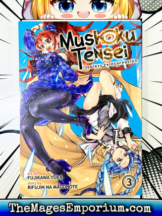 Mushoku Tensei Jobless Reincarnation Vol 3 - The Mage's Emporium Seven Seas Used English Manga Japanese Style Comic Book