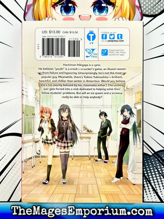 My Youth Romantic Comedy Is Wrong As I Expected Vol 1 - The Mage's Emporium Yen Press 2311 description publicationyear Used English Manga Japanese Style Comic Book