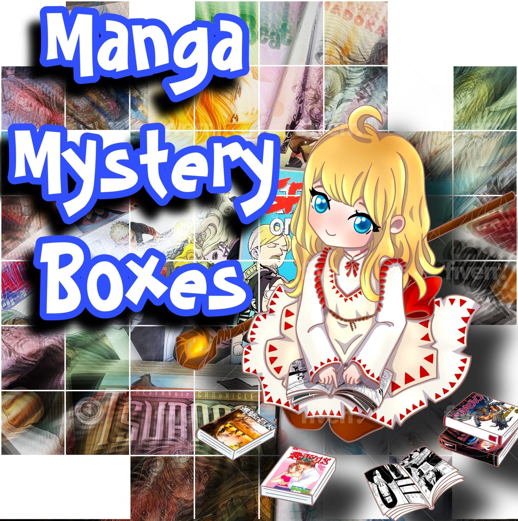 The Mage's Emporium's Mystery Manga Box - English Mixed Manga Manga