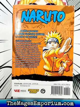 Naruto Vol 1-3 Omnibus - The Mage's Emporium Viz Media Used English Manga Japanese Style Comic Book