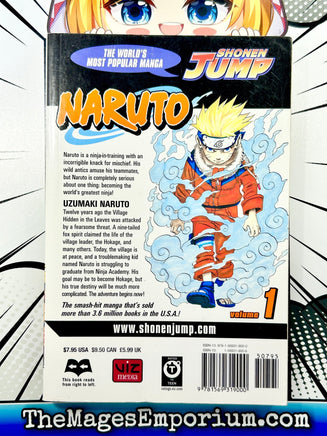 Naruto Vol 1 - The Mage's Emporium Viz Media 2403 bis7 copydes Used English Manga Japanese Style Comic Book