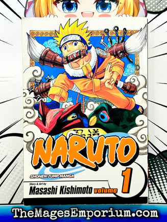 Naruto Vol 1 - The Mage's Emporium Viz Media 2403 bis7 copydes Used English Manga Japanese Style Comic Book