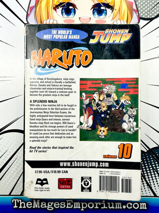Naruto Vol 10 - The Mage's Emporium Viz Media 2000's 2309 copydes Used English Manga Japanese Style Comic Book