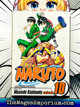 Naruto Vol 10 - The Mage's Emporium Viz Media 2000's 2309 copydes Used English Manga Japanese Style Comic Book