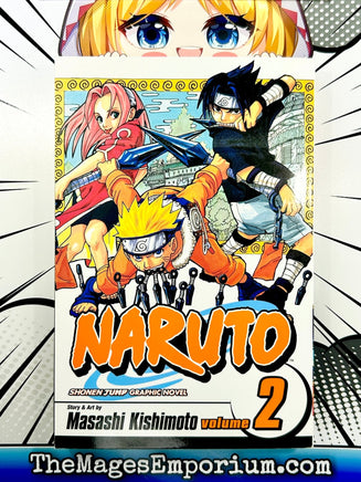 Naruto Vol 2 - The Mage's Emporium Viz Media Used English Manga Japanese Style Comic Book