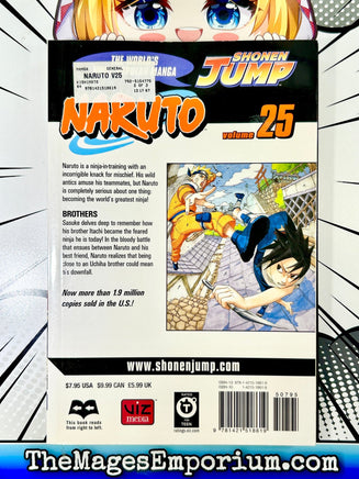 Naruto Vol 25 - The Mage's Emporium Viz Media 2000's 2309 copydes Used English Manga Japanese Style Comic Book