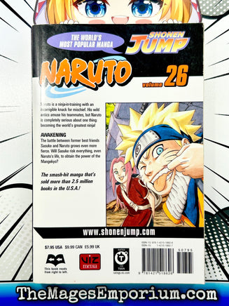 Naruto Vol 26 - The Mage's Emporium Viz Media 2403 bis7 copydes Used English Manga Japanese Style Comic Book