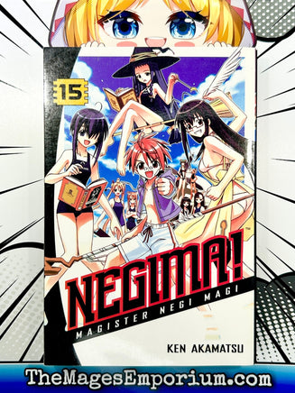 Negima! Magister Negi Magi Vol 15 - The Mage's Emporium Kodansha Missing Author Used English Manga Japanese Style Comic Book