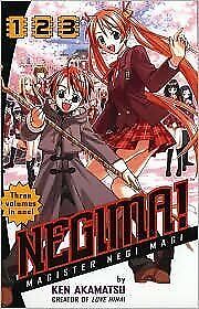 Negima! Vol 1-3 Omnibus Edition - The Mage's Emporium Kodansha Older Teen Used English Manga Japanese Style Comic Book