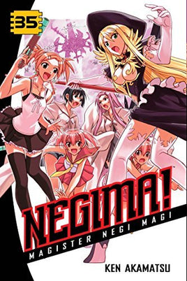 Negima Vol 35 Hardcover - The Mage's Emporium Paw Prints Used English Manga Japanese Style Comic Book