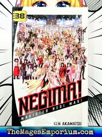 Negima Vol 38 Hardcover - The Mage's Emporium Paw Prints Used English Manga Japanese Style Comic Book