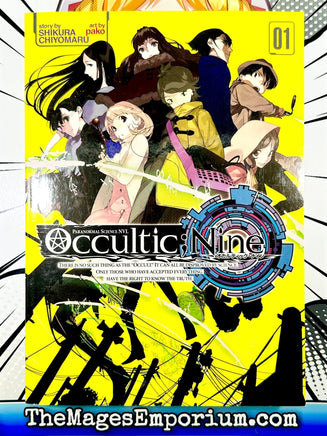 Occultic Nine Vol 1 Light Novel - The Mage's Emporium J-Novel Club Missing Author Used English Light Novel Japanese Style Comic Book
