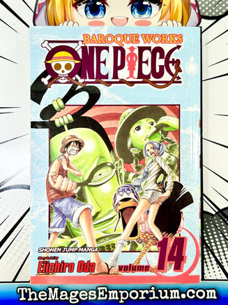 One Piece Vol 14 - The Mage's Emporium Viz Media 2310 description Used English Manga Japanese Style Comic Book