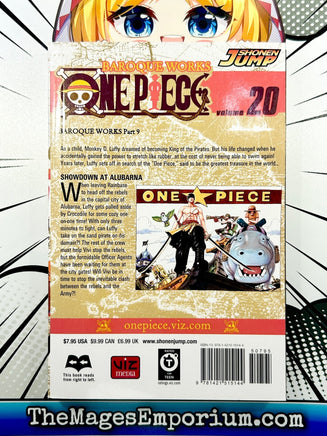 One Piece Vol 20 - The Mage's Emporium Viz Media 2403 alltags description Used English Manga Japanese Style Comic Book