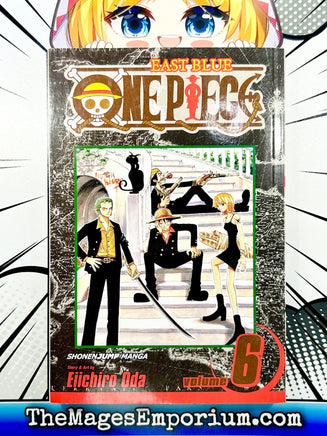 One Piece Vol 6 - The Mage's Emporium Viz Media 2402 bis2 copydes Used English Manga Japanese Style Comic Book