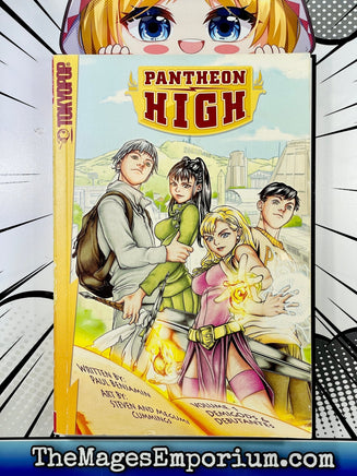 Pantheon High Vol 1 - The Mage's Emporium Tokyopop Action Fantasy Older Teen Used English Manga Japanese Style Comic Book