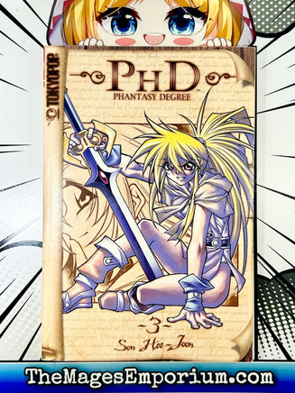 PhD: Phantasy Degree Vol 3 - The Mage's Emporium Tokyopop 2310 description Missing Author Used English Manga Japanese Style Comic Book