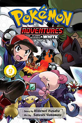 Pokemon Adventures Black and White Vol 9 - The Mage's Emporium The Mage's Emporium All Manga Viz Media Used English Manga Japanese Style Comic Book