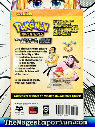 Pokemon Adventures Gold and Silver Vol 14 - The Mage's Emporium Viz Media 2312 all copydes Used English Manga Japanese Style Comic Book