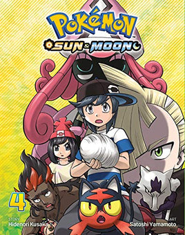Pokemon Sun and Moon Vol 4 - The Mage's Emporium Viz Media 2403 alltags description Used English Manga Japanese Style Comic Book
