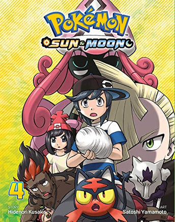 Pokemon Sun and Moon Vol 4 - The Mage's Emporium Viz Media 2403 alltags description Used English Manga Japanese Style Comic Book