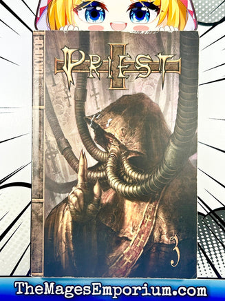 Priest Vol 3 - The Mage's Emporium Tokyopop action english horror Used English Manga Japanese Style Comic Book
