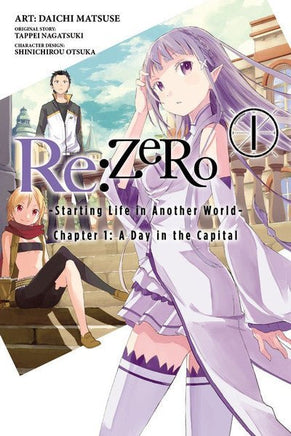 Re: Zero Starting Life in Another World Chapter 1: A Day in the Capital Vol 1 Akibento Exclusive - The Mage's Emporium Yen Press Premium Teen Used English Manga Japanese Style Comic Book