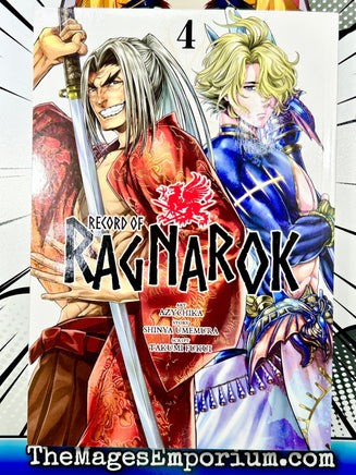 Record of Ragnarok Vol 4 - The Mage's Emporium Viz Media 2402 alltags description Used English Manga Japanese Style Comic Book