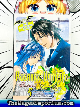 Rosario + Vampire Season II Vol 5 - The Mage's Emporium Viz Media 2402 alltags description Used English Manga Japanese Style Comic Book