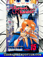 Rurouni Kenshin Vol 15 - The Mage's Emporium Viz Media copydes outofstock Used English Manga Japanese Style Comic Book