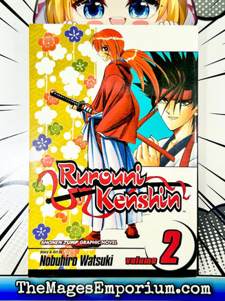 Rurouni Kenshin Vol 2 - The Mage's Emporium Viz Media description Missing Author outofstock Used English Manga Japanese Style Comic Book
