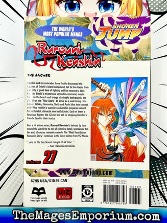 Rurouni Kenshin Vol 27 - The Mage's Emporium Viz Media description missing author outofstock Used English Manga Japanese Style Comic Book