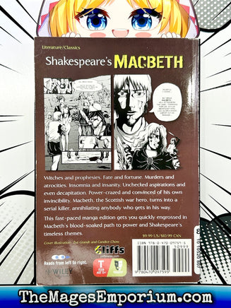 Shakespeare's Macbeth The Manga Edition - The Mage's Emporium Cliffs Used English Manga Japanese Style Comic Book